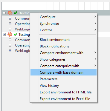 Compare wiht base component