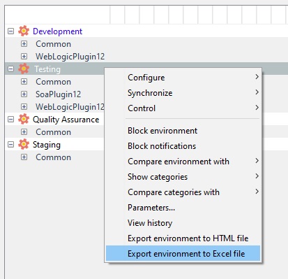 menú export as excel