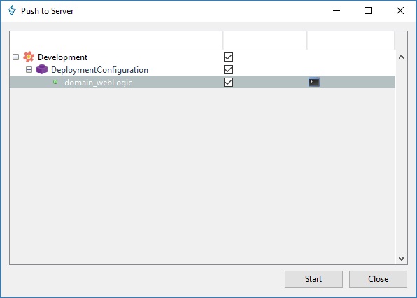 21 ventana push to server