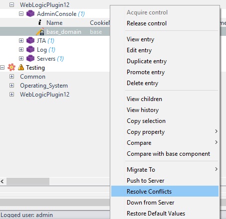 24 menu resolve conflicts